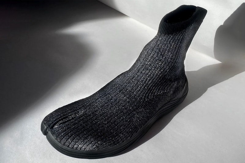 ilysm sustainable sneaker footwear fashion tabi margiela machine washable future japan knitted renewable recycled cork foam 