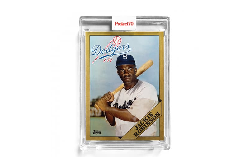 infinite archives topps project70 jackie robinson brooklyn dodgers major league baseball collection