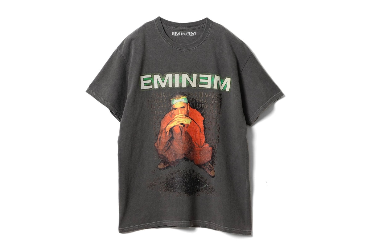 Insonnia Projects Eminem Vintage T-shirts for BEAMS international gallery the marshall mathers slim shady lp anger management tour tee reissue