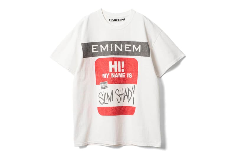 Insonnia Projects Eminem Vintage T-shirts for BEAMS international gallery the marshall mathers slim shady lp anger management tour tee reissue