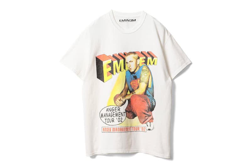 Insonnia Projects Eminem Vintage T-shirts for BEAMS international gallery the marshall mathers slim shady lp anger management tour tee reissue