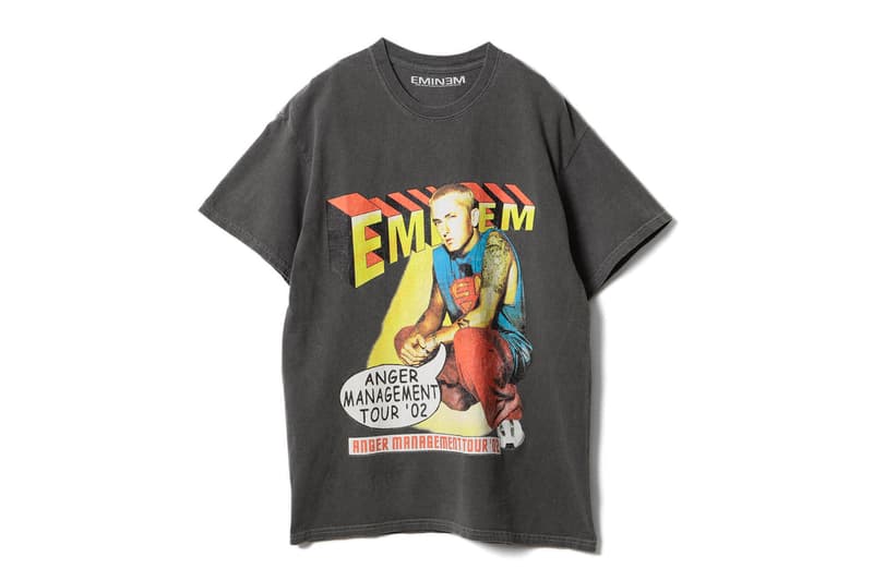 Insonnia Projects Eminem Vintage T-shirts for BEAMS international gallery the marshall mathers slim shady lp anger management tour tee reissue