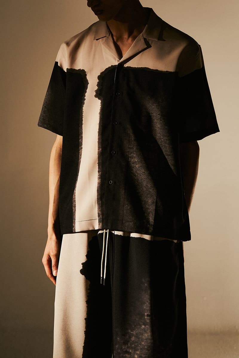IISE Spring/Summer 2021 Collection Lookbook Dansaekhwa Movement traditional art monochromatic minimalistic black grey cream