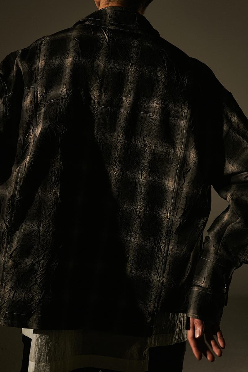 IISE Spring/Summer 2021 Collection Lookbook Dansaekhwa Movement traditional art monochromatic minimalistic black grey cream
