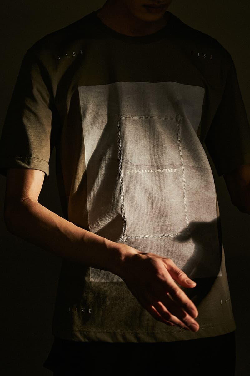 IISE Spring/Summer 2021 Collection Lookbook Dansaekhwa Movement traditional art monochromatic minimalistic black grey cream