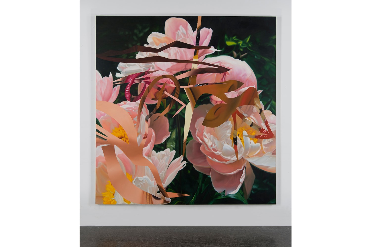 james rosenquist flowers exhibition artwork paintings ross kramer gallery