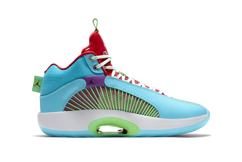 air michael jordan brand 35 jayson tatum women in power pe player edition dd3667 400 blue green red white purple official release date info photos price store list buying guide