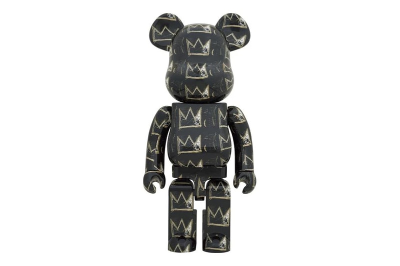 jean michel basquiat artist medicom toy bearbrick 1000 percent black gold crowns official release date info photos price store list buying guide