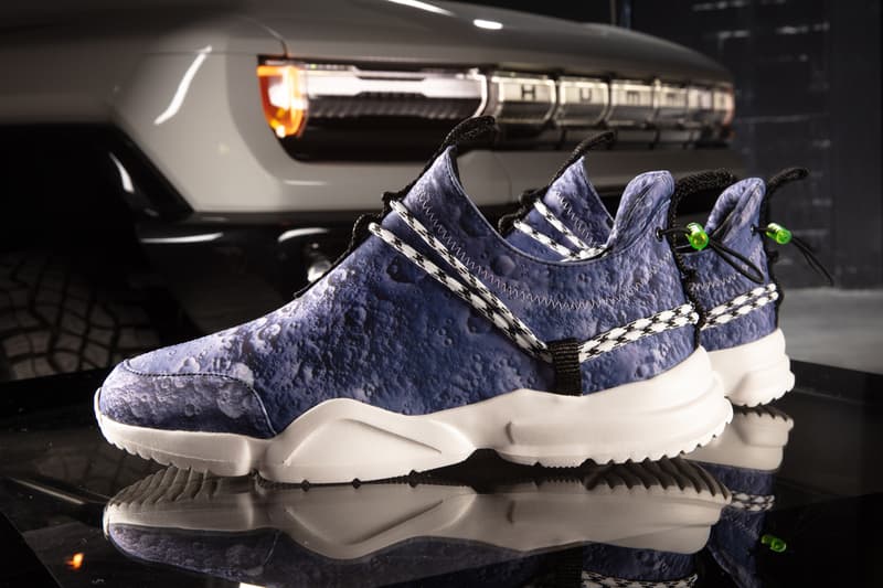 john geiger gmc hummer ev 002 low moon print sneaker official release date info photos price store list buying guide