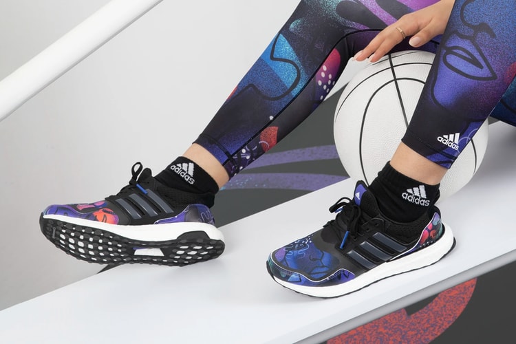 Artist Jordan E. Moss Brings Colorful Graphics to the adidas UltraBOOST DNA