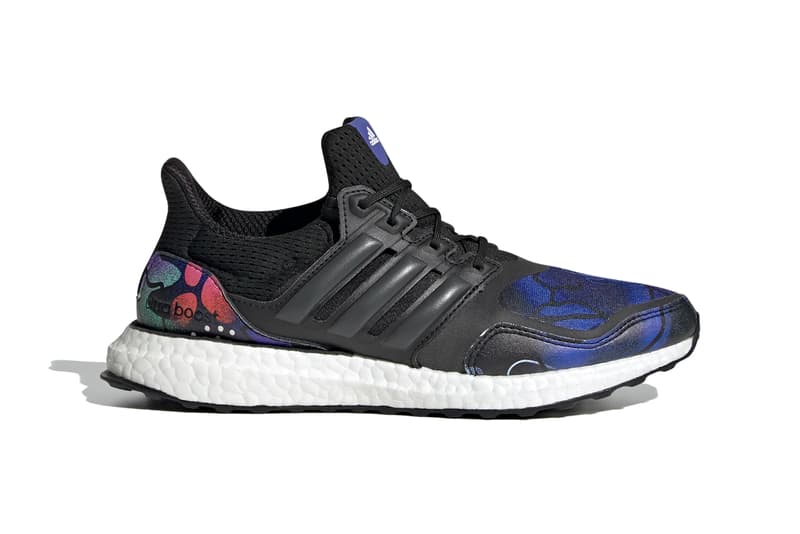 jordan e moss adidas originals running ultraboost dna core black grey six night flash FZ29177 blue red official release date info photos price store list buying guide
