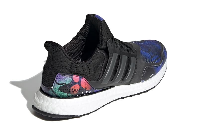 jordan e moss adidas originals running ultraboost dna core black grey six night flash FZ29177 blue red official release date info photos price store list buying guide