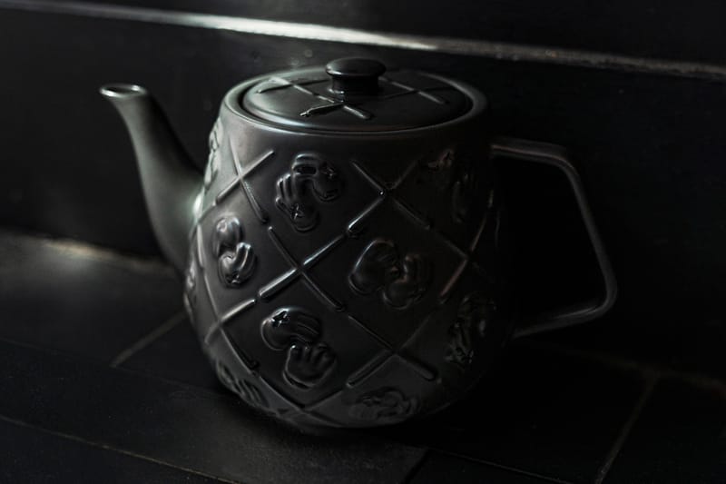 KAWS' "XX" Monogram Teapot Is Back in Black