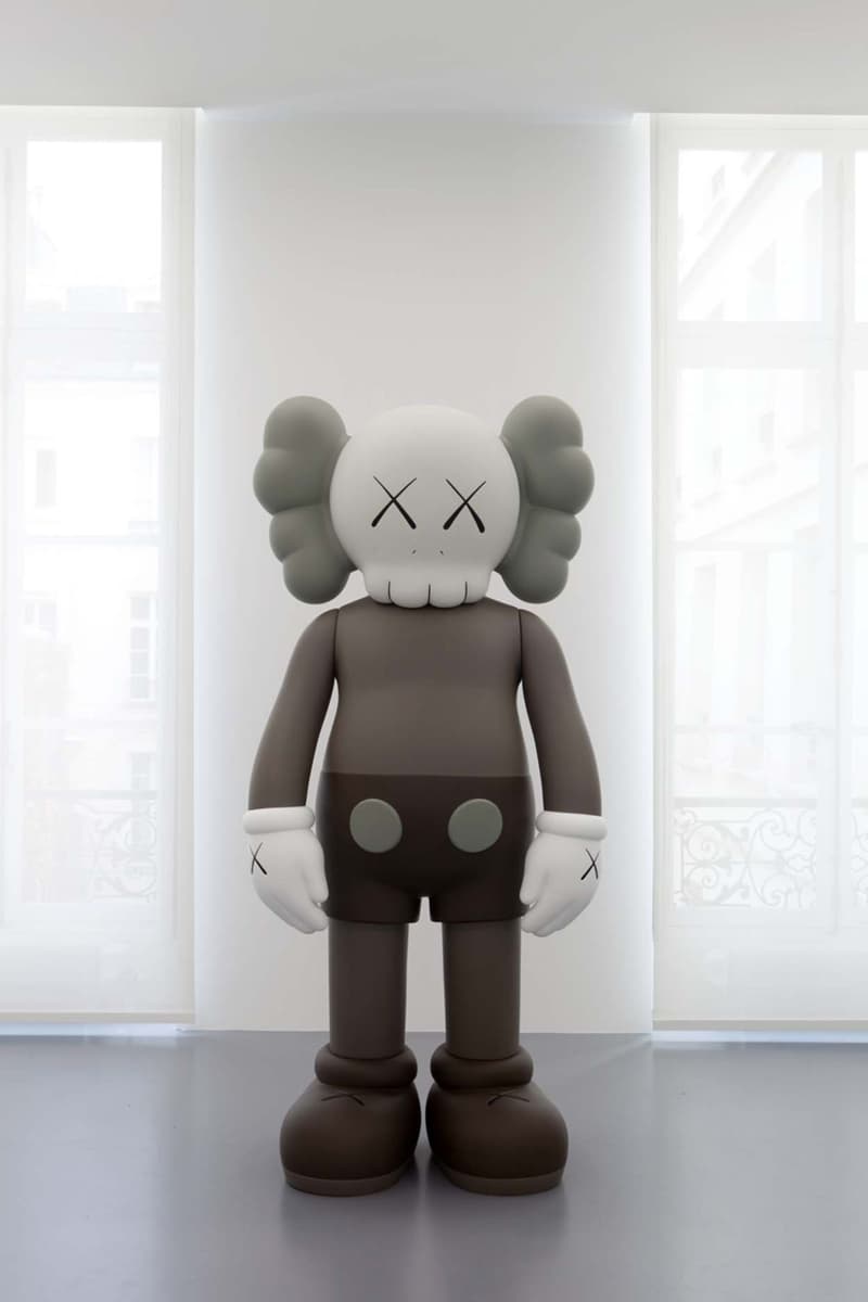 KAWS "WHAT PARTY" Brooklyn Museum Exhibition inside look artwoork kimpsons kawsbob chum companion figure sculpture artwork painting graffiti early work