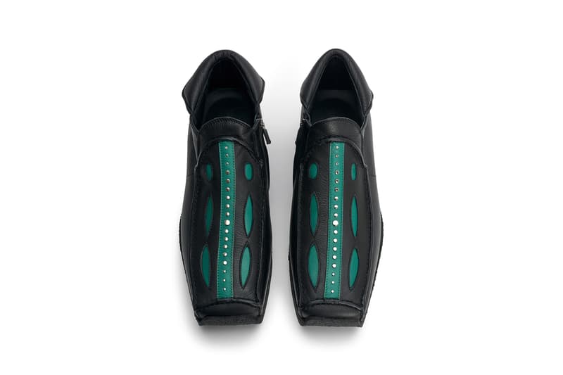 Kiko Kostadinov Norman Shoes Night Tulip Alpine Green Spring Summer 2021 SS21 Footwear Renaissance 00102021 SIROKKÓ Nappa Leather