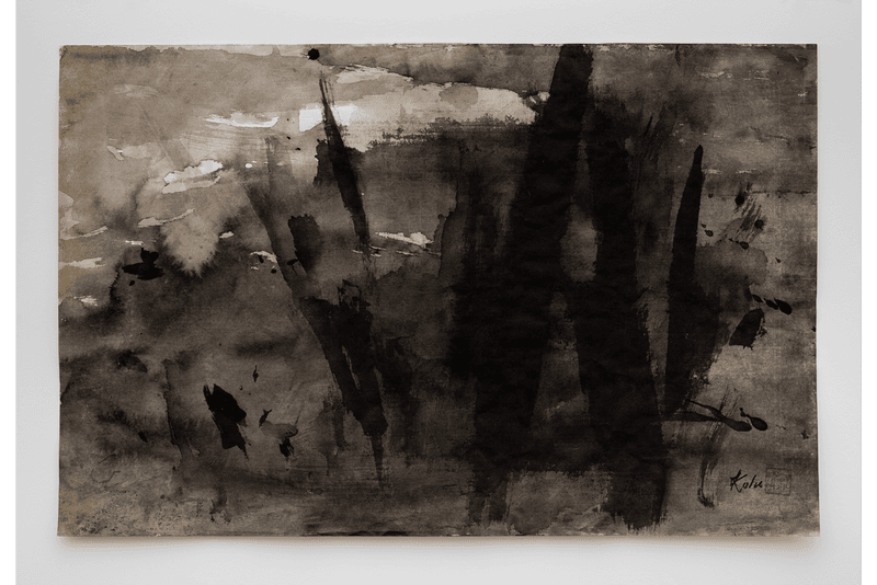 "Koho Yamamoto: Under a Dark Moon" Noguchi Museum exhibit dates reservation masako sumi-e