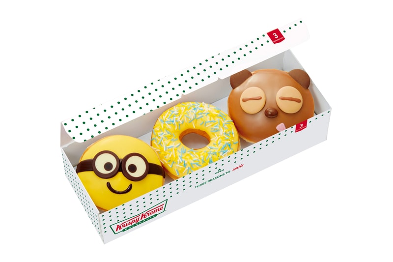 Krispy Kreme Japan Celebrates the Minions' Love for Bananas in New Donuts Series snacks sweets banana sweets desserts chocolate smoothie 