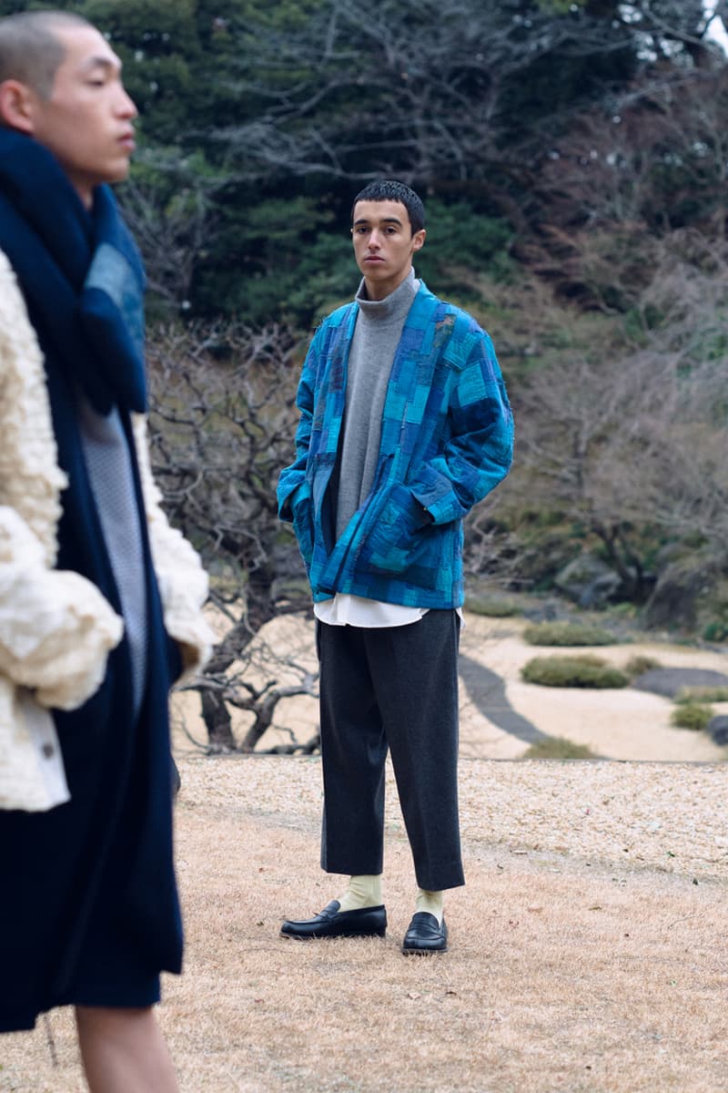 KUON Fall/Winter 2021 Collection Lookbook fw21 shinichiro ishibashi menswear japan release date buy info brand boro patchwork sashiko sakiori washi