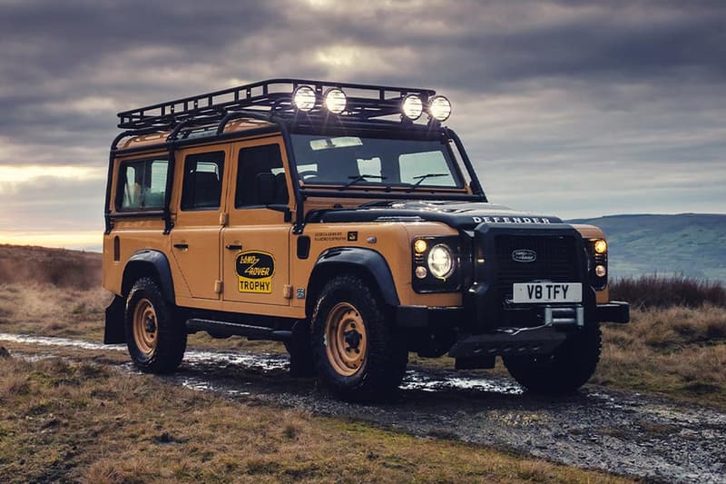 land rover classic defender works v8 camel trophy homage tribute competition vintage retro limited edition 25