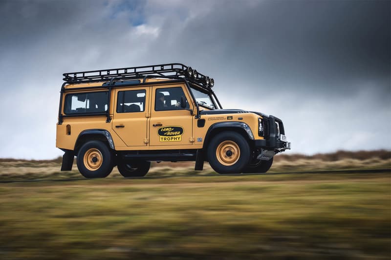 land rover classic defender works v8 camel trophy homage tribute competition vintage retro limited edition 25