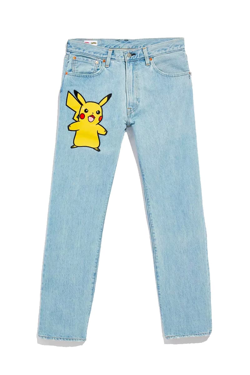 Levi's Pokémon 25th Anniversary Collection Lookbook Pikachu Pokeball Togepi Nintendo bags jeans 551Z