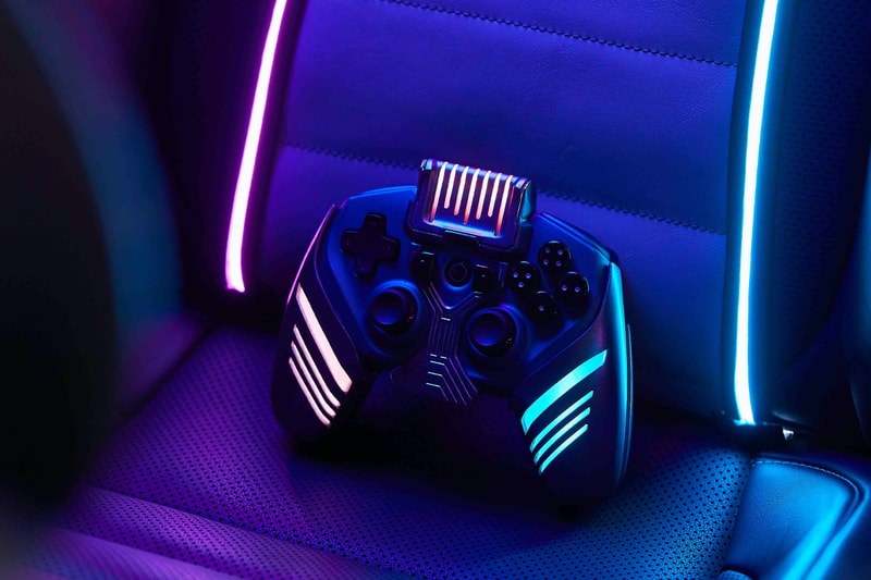 Lexus Gamers' IS Twitch Community Design Collaboration Partnership Lexus puts gamers in the driving seat Infiltrate exterior wrap Neon Tokyo interiors Cyber-themed 3D printed controller SCPS sports sedan lexus is 350 f sport fuslie streamer twitch rivals los angeles "all in" campaign 2021 lexus IS