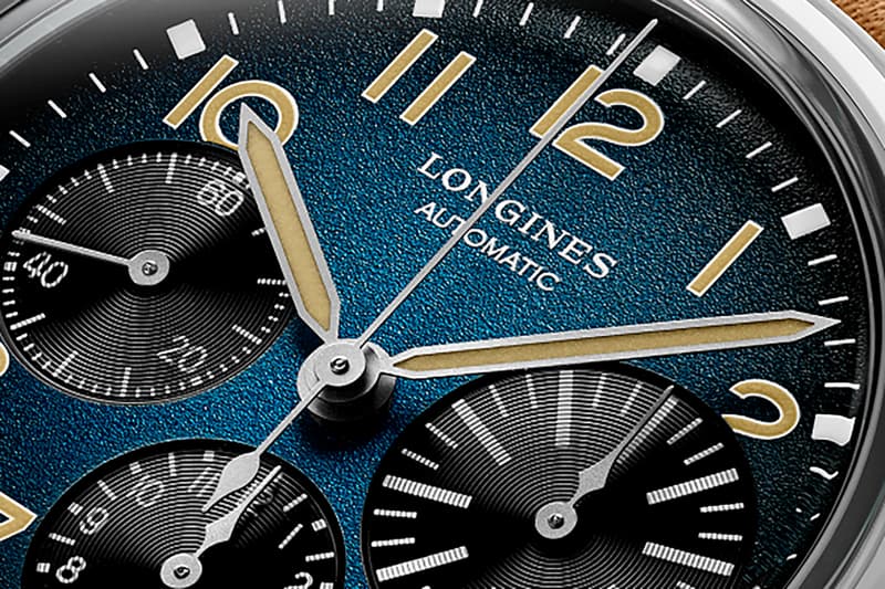 Longines Brings its 1930s Pilots Chronograph Into the 21st Century with Titanium Case and Blue Dial