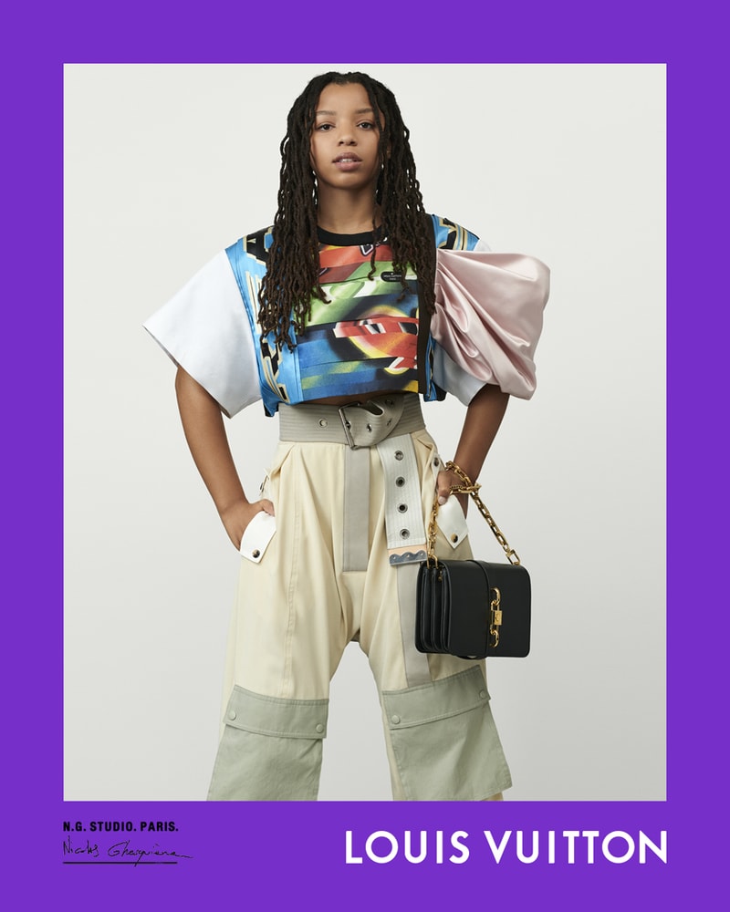 Louis Vuitton Spring/Summer 2021 Collection Campaign ss21 twist Capucines  bag jaden smith Sophie Turner, Cody Fern, Liu Yifei Carolyn Murphy Laura Harrier, Carolyn Murphy Nicolas Ghesquière halle Chloé Bailey Jennifer Connelly Emma Stone