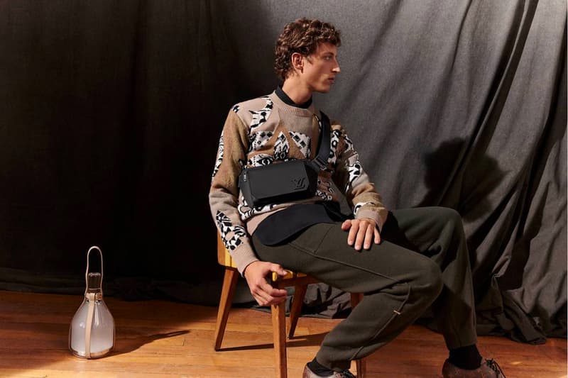 Louis Vuitton Debuts Aerogram by Virgil Abloh Menswear LVMH Luxury French Luxury Fashion House Art of Travel Concorde journeys messenger keepall bag sot trunk phone box embossed leather