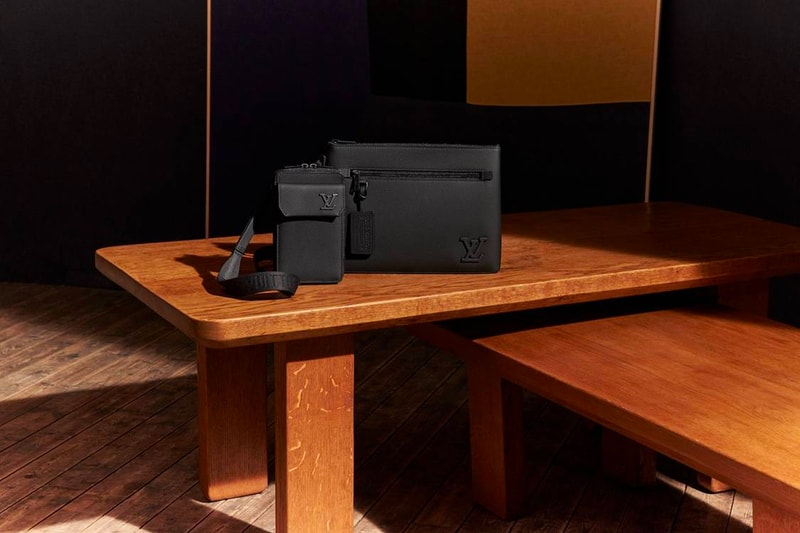 Louis Vuitton Debuts Aerogram by Virgil Abloh Menswear LVMH Luxury French Luxury Fashion House Art of Travel Concorde journeys messenger keepall bag sot trunk phone box embossed leather