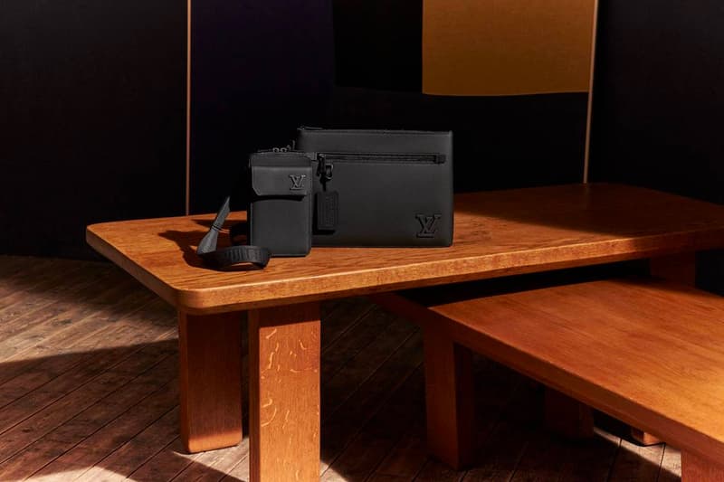 Louis Vuitton Debuts Aerogram by Virgil Abloh Menswear LVMH Luxury French Luxury Fashion House Art of Travel Concorde journeys messenger keepall bag sot trunk phone box embossed leather