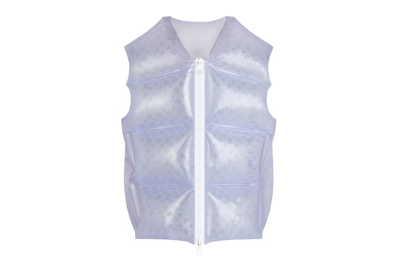 Louis Vuitton Virgil Abloh Inflatable Monogram Canvas Blouson Gilet Release China Viral DIY Buy Price Info