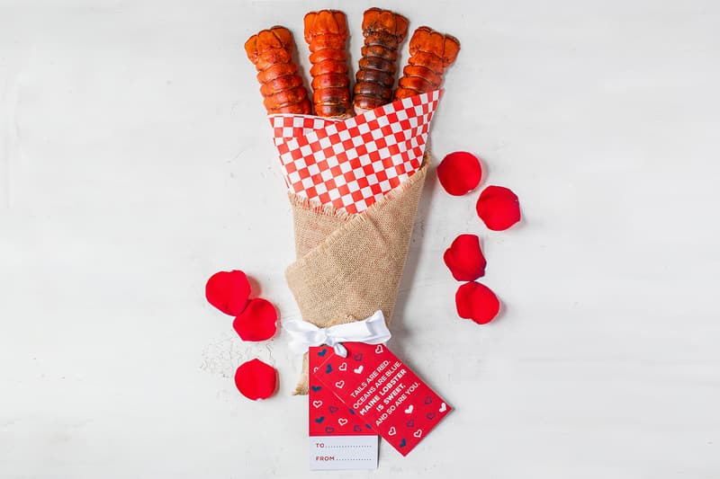 Maine Lobster Tails V-Day Bouquet Kit Launch Info Valentine's Day Recipe Cook How To