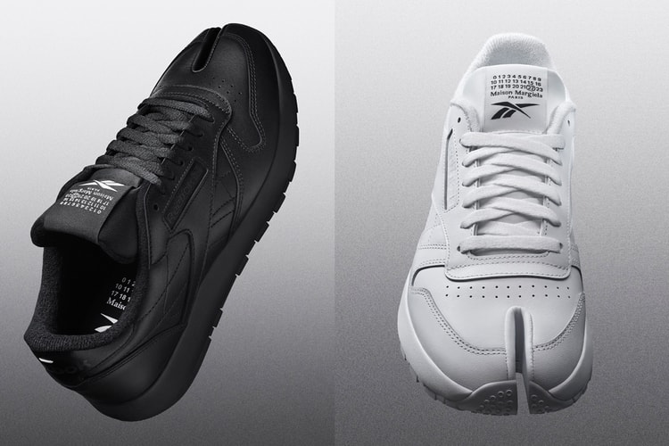 Maison Margiela and Reebok's Classic Leather Tabi Is Back in Black (and White)