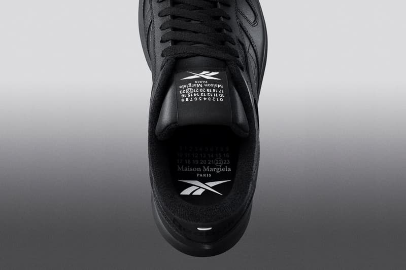 maison margiela reebok classic leather tabi sneakers white black official release date info photos price store list buying guide