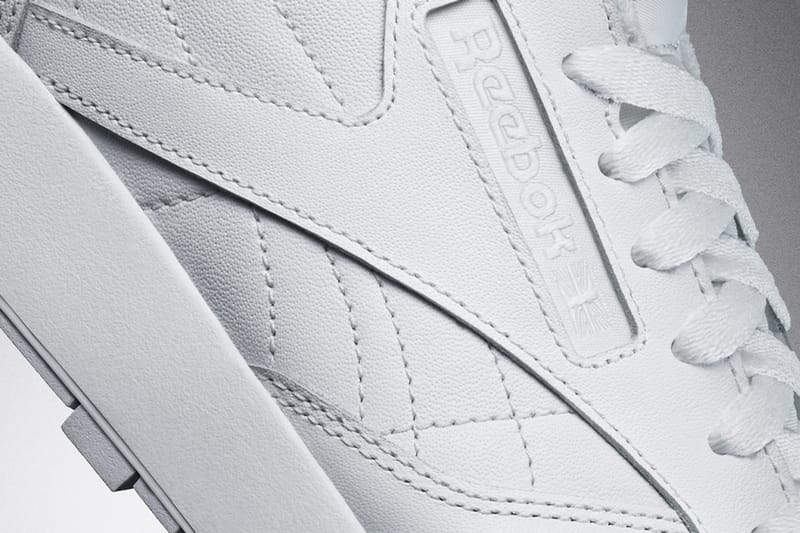 reebok classic leather black white