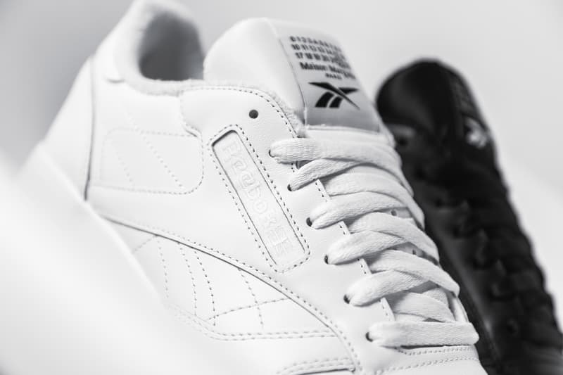 Maison Margiela Reebok Classic Leather Tabi Closer Look Release Info H04865 White Black Buy Price