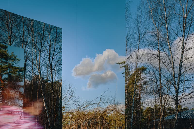 gregory orekhov black square mirrored sculpture moscow malevich park