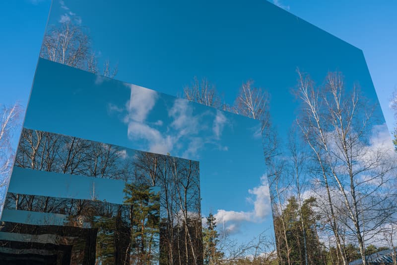 gregory orekhov black square mirrored sculpture moscow malevich park