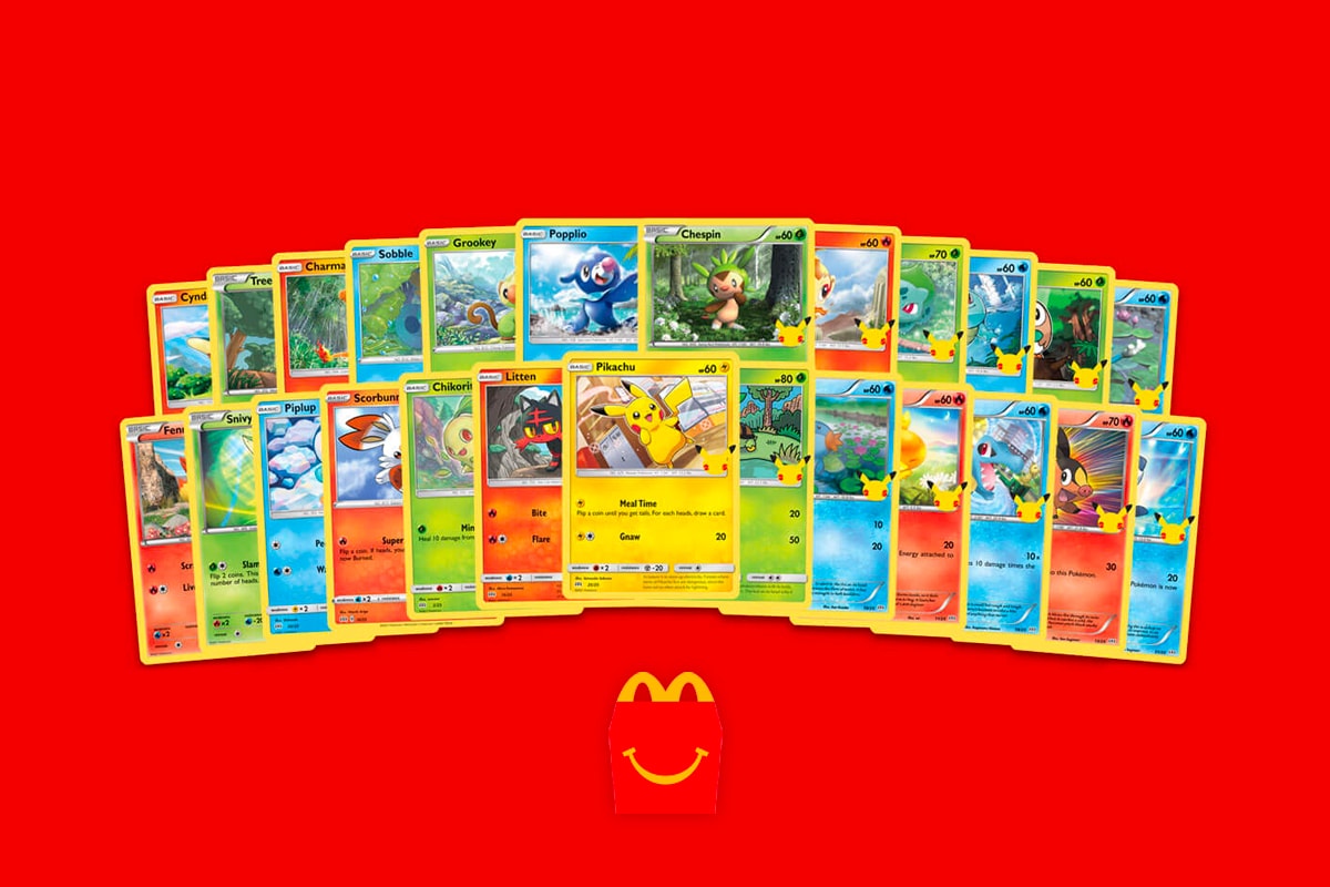 Coleção de Pokémon chega ao McDonald's em dezembro