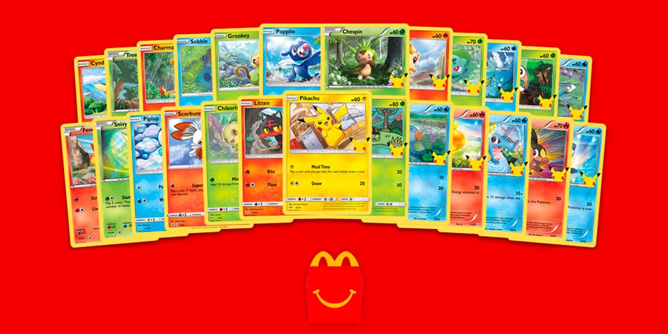 Mcdonald's reveals Pokemon trading cards as new Happy Meal toys - Xfire