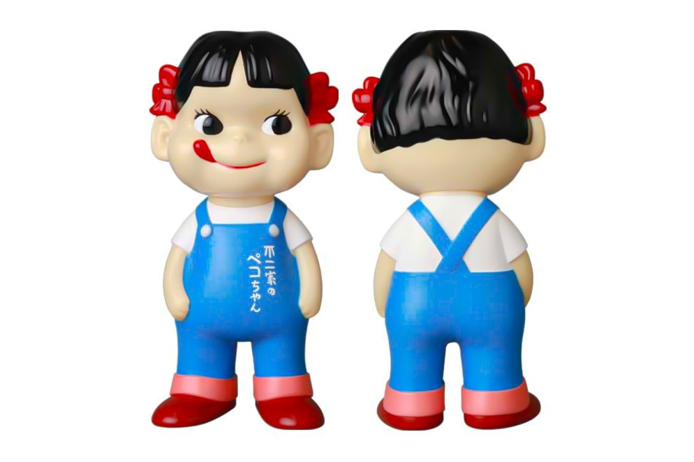 Medicom Toy Drops "THE OVERALL GIRL" Peko-Chan Vinyl Toy  candy toys Bearbrick collectibles figures 
