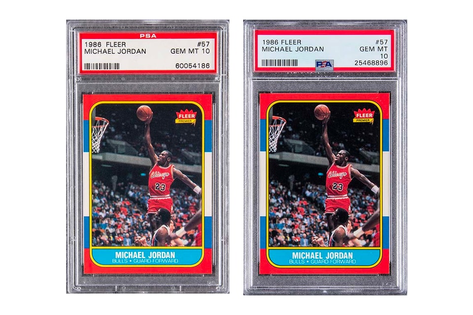1986 Michael Jordan Rookie Card Auction | HYPEBEAST