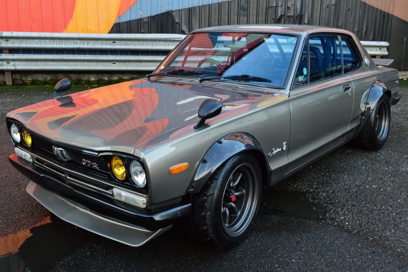 Modified 1972 Nissan Skyline KGC10 2000GT GT-R Coupe Hakosuka JDM Classic Tuned Custom Build For Sale Kenmeri Bring a Trailer Rebello Racing 3.2-liter inline-six Engine