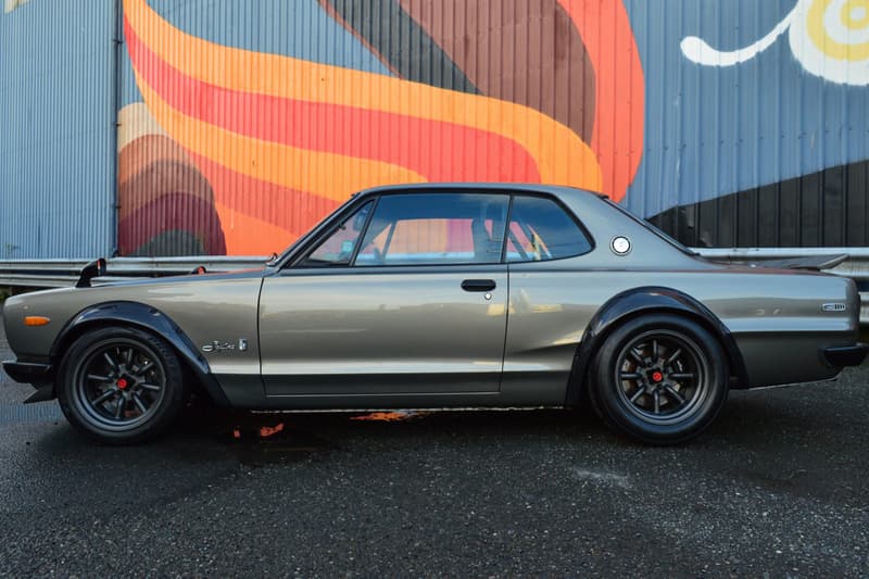 Modified 1972 Nissan Skyline KGC10 2000GT GT-R Coupe Hakosuka JDM Classic Tuned Custom Build For Sale Kenmeri Bring a Trailer Rebello Racing 3.2-liter inline-six Engine