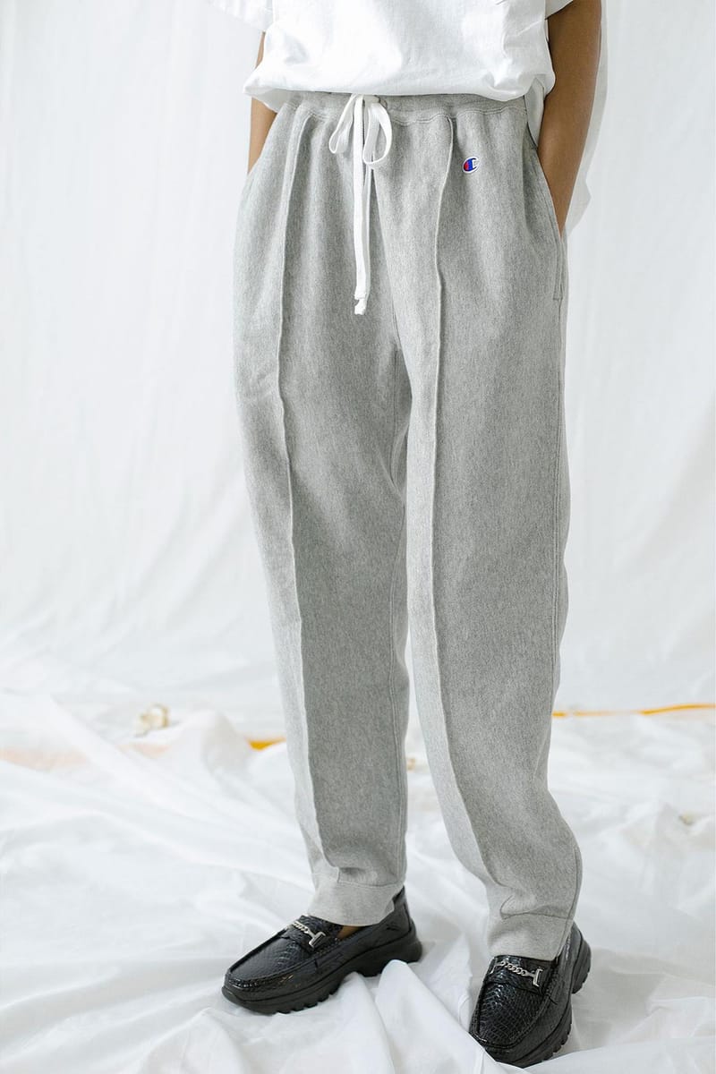 champion sweatpants collab