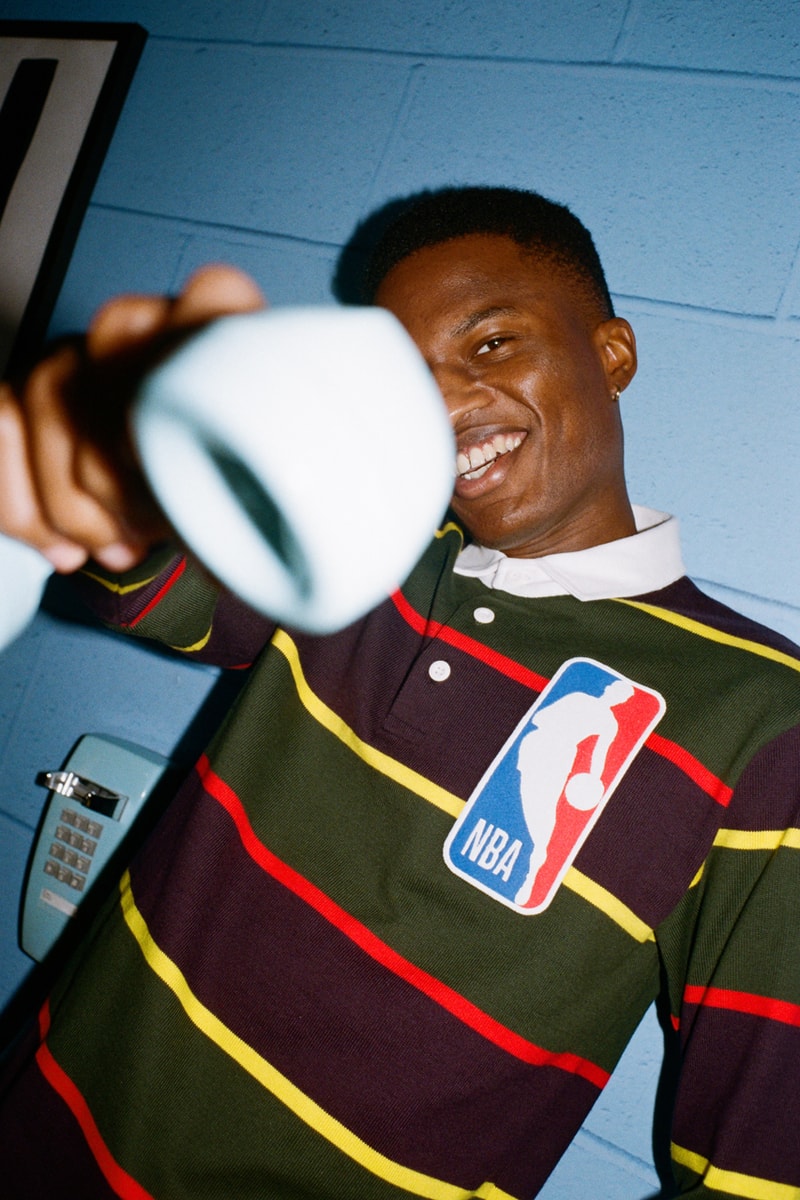 NBA x Rowing Blazers National Basketball Association Collection Collaboration Men's Women's Limited Edition B Ball Lookbooks Jack Carlson American Ivy League Collegiate Style New York Knicks Brooklyn Nets Boston Celtics Chicago Bulls Los Angeles Lakers Golden State Warriors