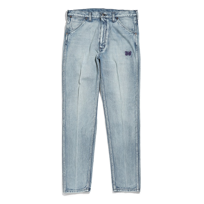NEEDLES x Wrangler Japan SS21 Denim Collaboration spring summer 2021 collection boot cut flare slim wash jeans vintage wash release date info buy butterfly NEPENTHES 11MJ Proto model 27mw
