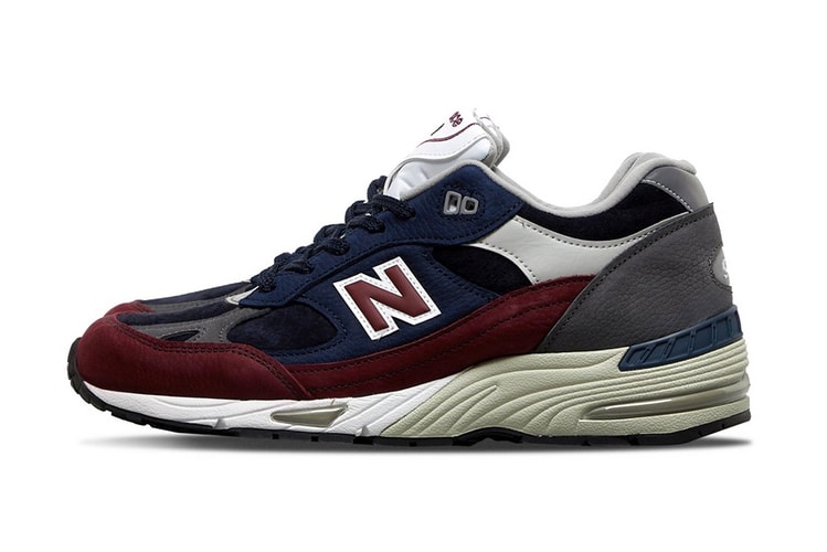 The Made-in-UK New Balance 991 Gets Hit With Navy and Red Color-Blocking