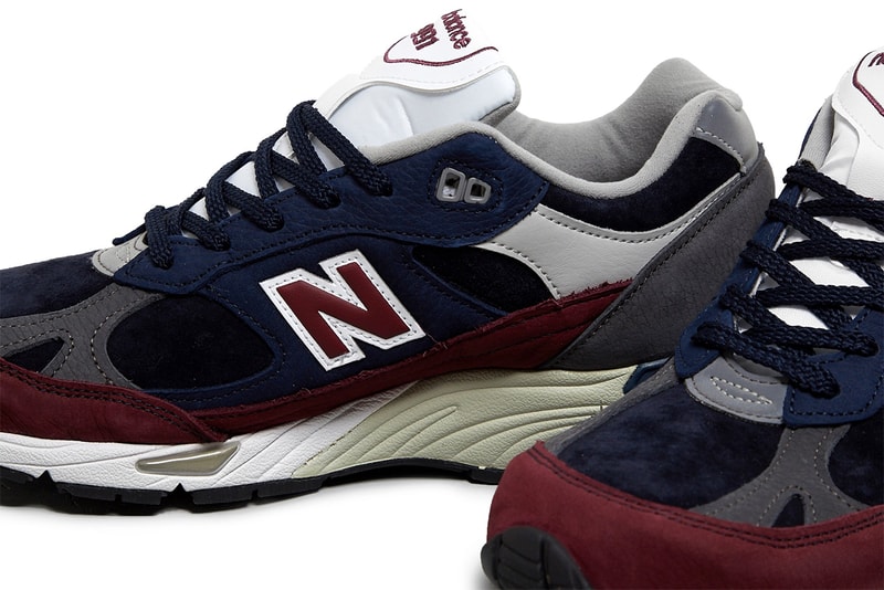 new balance 991 navy red made in uk release info store list buying guide price photos size 